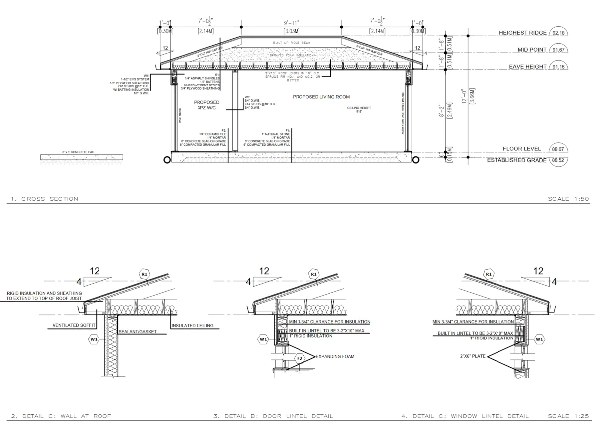 cabana blueprint detail