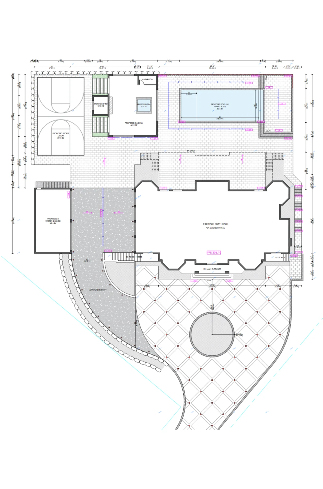 hard and soft landscape design blueprint