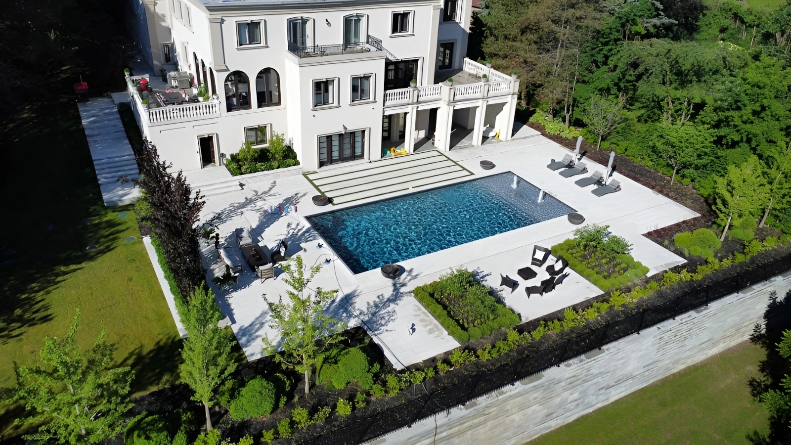 birds eye view of landscape