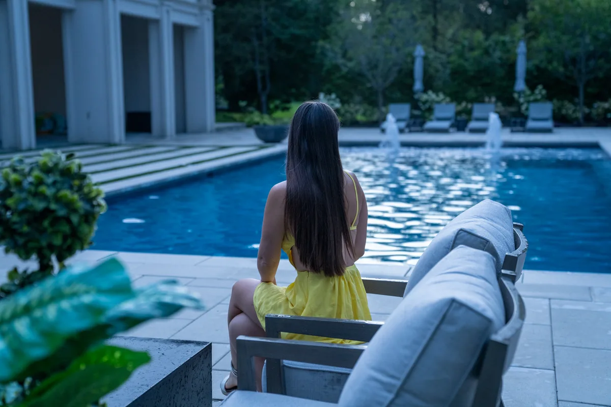 Backyard pool design