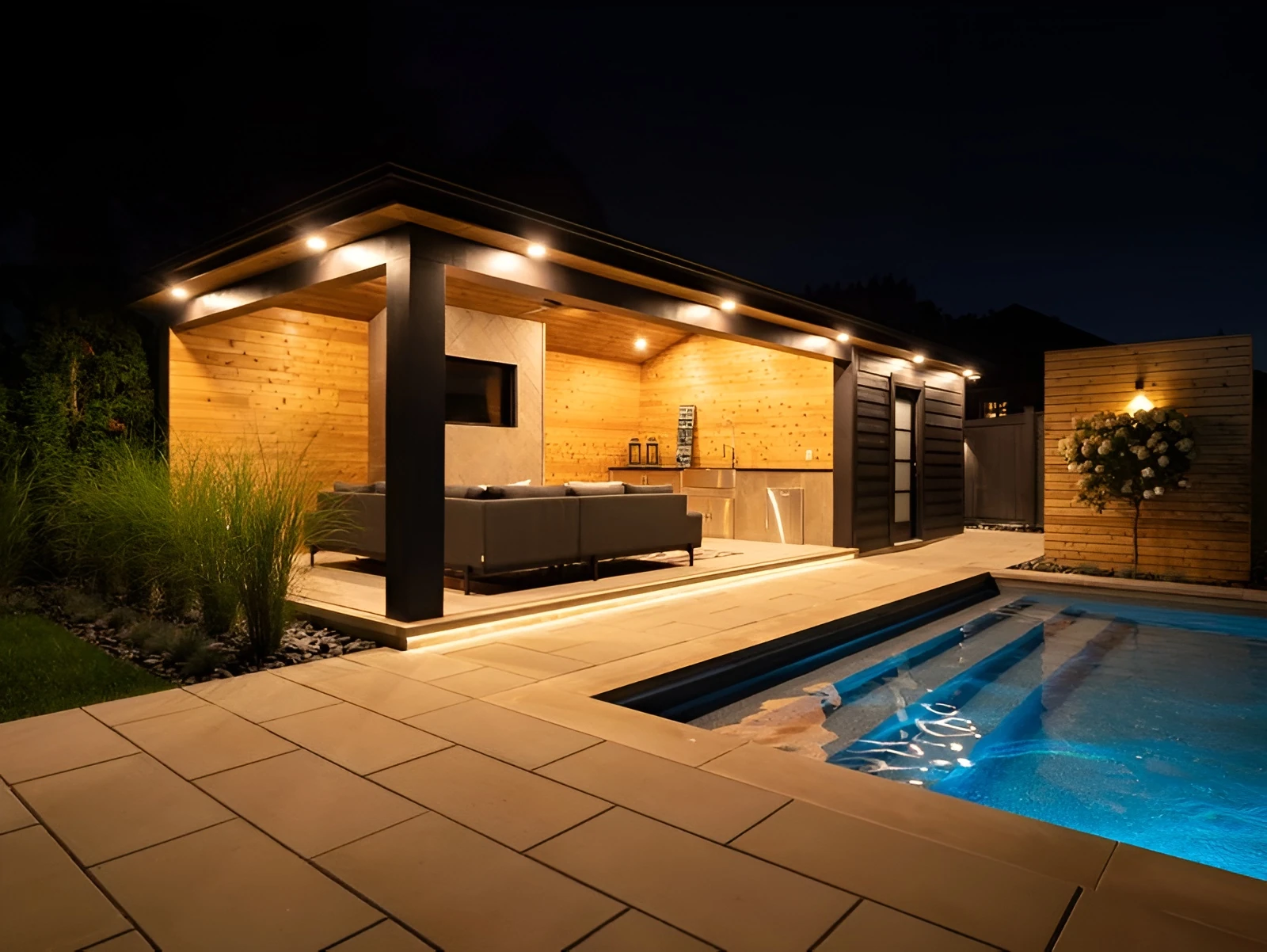 beautiful completed cabana