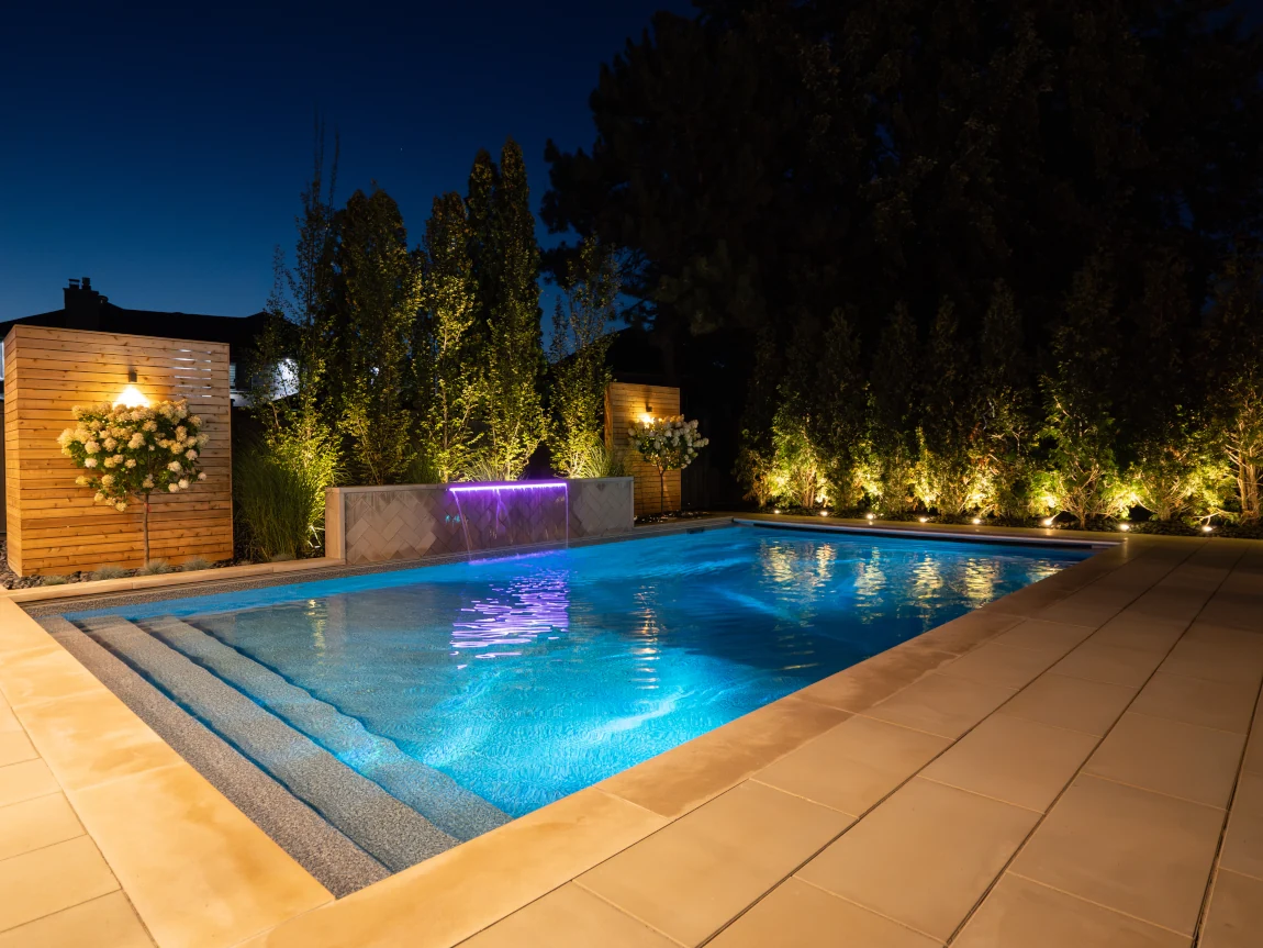 enhanced pool design