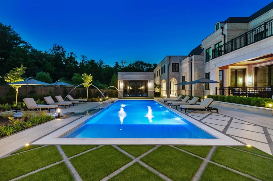 pool side construction