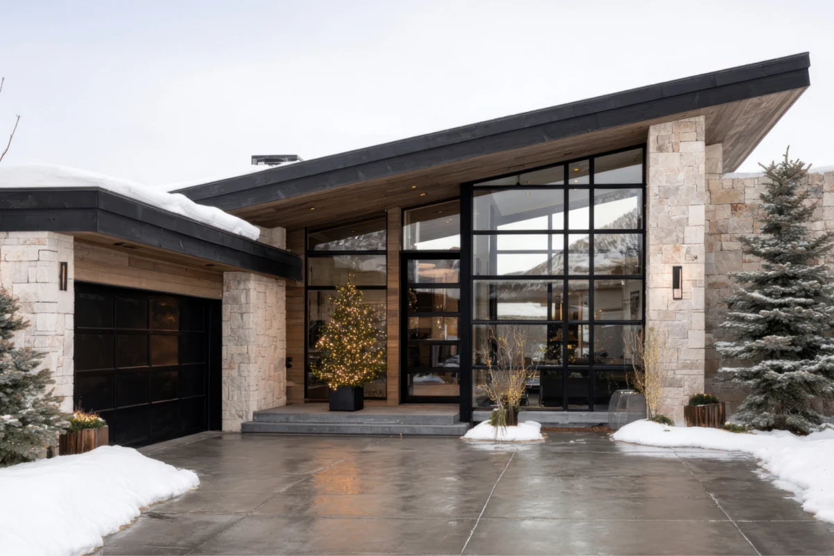 winter great room architecture