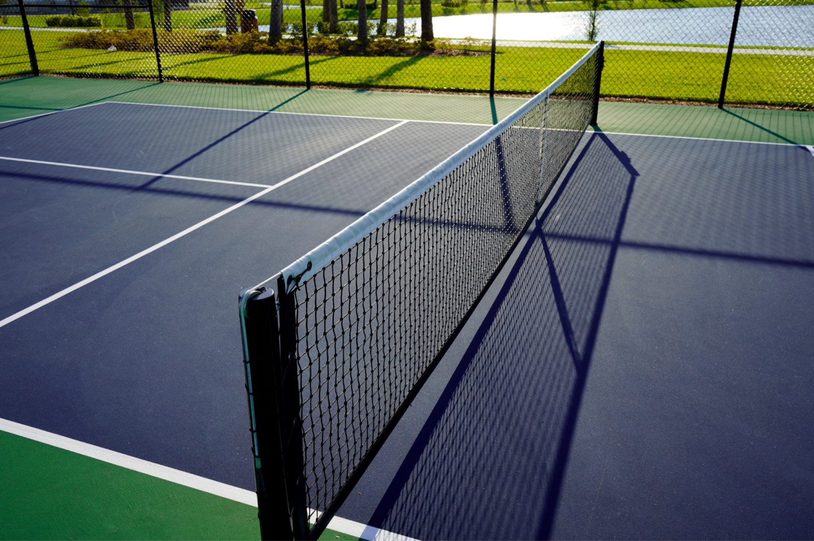 Tennis Court Side View