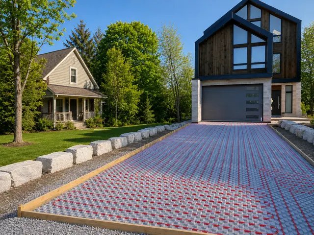 Types of heated driveway systems