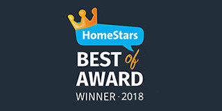 HomeStars Best of Award Winner 2018