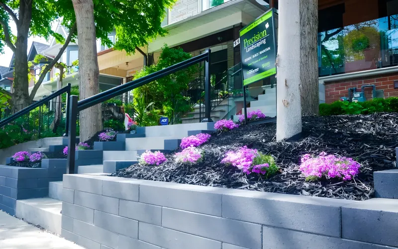 Retaining wall construction