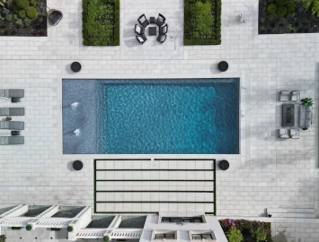 Macomo thumbnail of backyard top down drone view