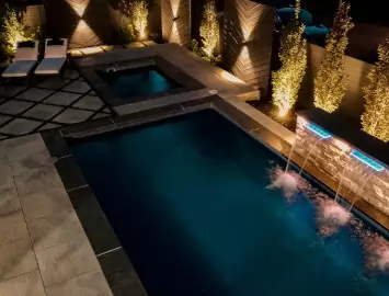 winchester pool drone view 1