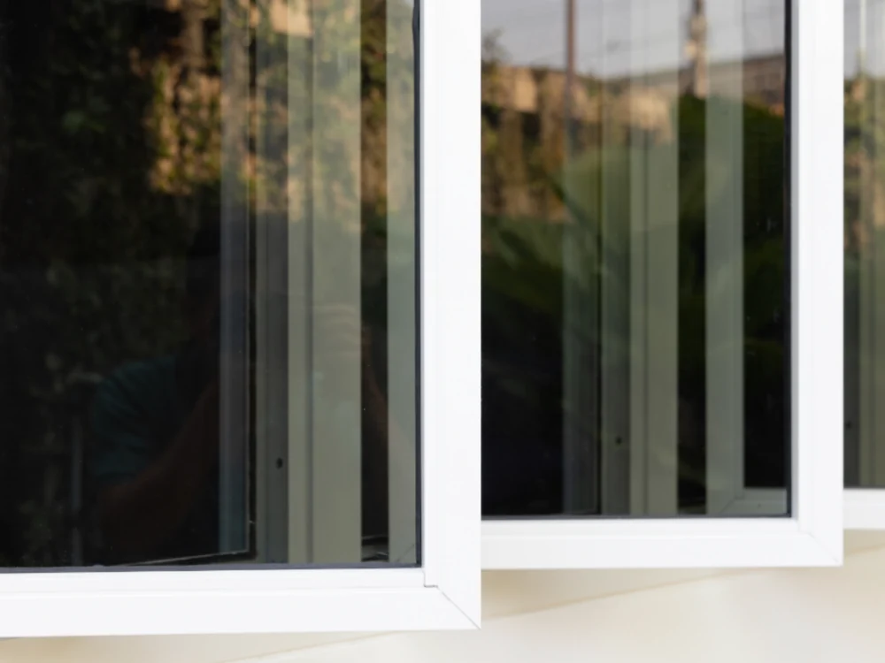 white window frames