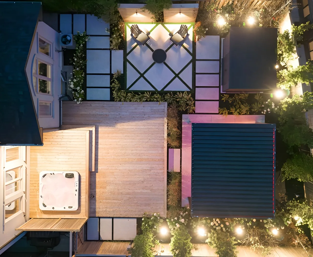 3D Render - Backyard Oasis